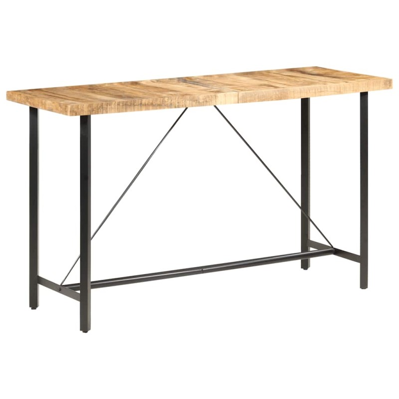 vidaXL Τραπέζι Μπαρ 180 x 70 x 107 εκ. Ακατέργαστο Ξύλο Μάνγκο