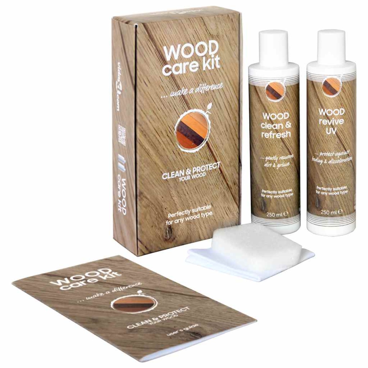 Σετ Φροντίδας Ξύλου CARE KIT 2 x 250 ml
