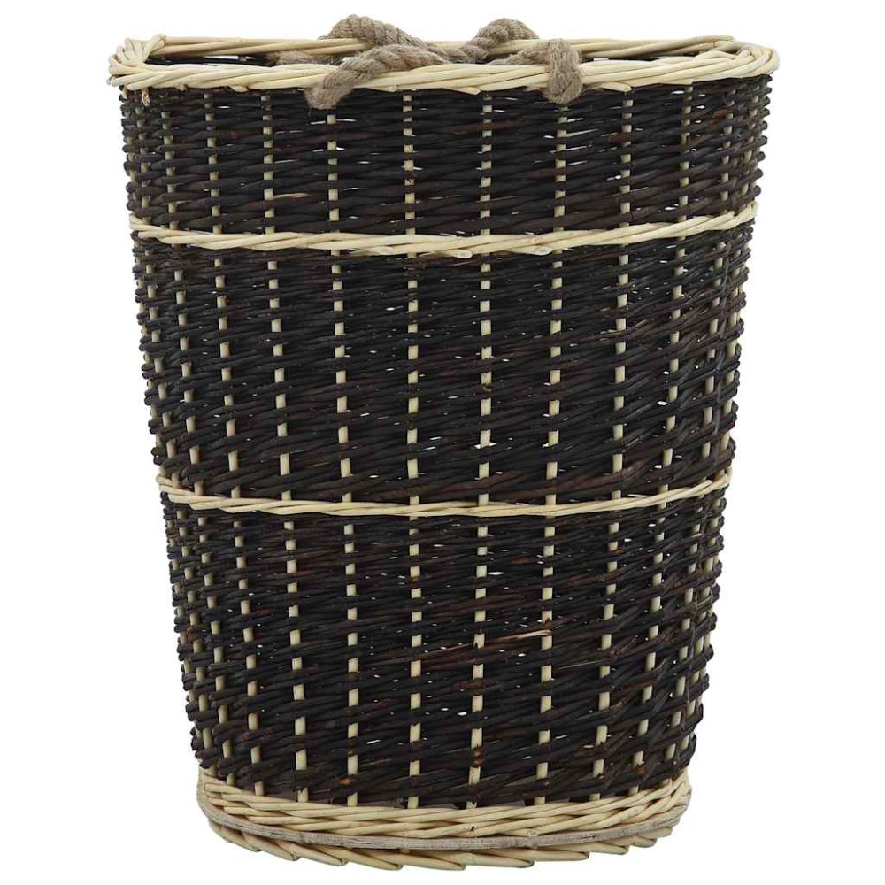 vidaXL Καλάθι Πλάτης για Μεταφορά Ξύλων 50x44x58 εκ. από Φυσική Ιτιά