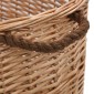 vidaXL Καλάθι Καυσόξυλων με Λαβές Μεταφοράς 78x54x34 εκ. Φυσική Ιτιά