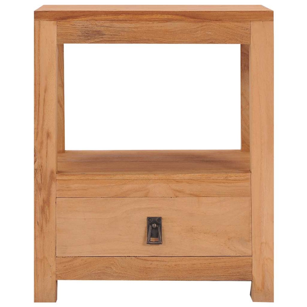 vidaXL Κομοδίνο 40 x 30 x 50 εκ. από Μασίφ Ξύλο Teak