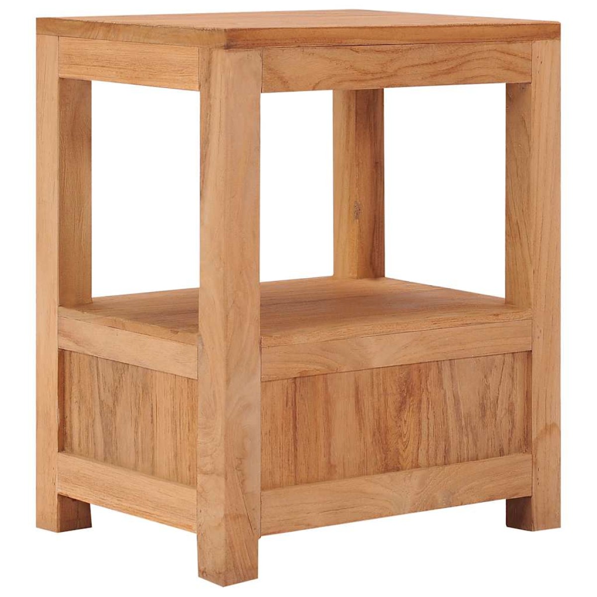 vidaXL Κομοδίνο 40 x 30 x 50 εκ. από Μασίφ Ξύλο Teak