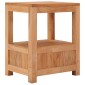 vidaXL Κομοδίνο 40 x 30 x 50 εκ. από Μασίφ Ξύλο Teak