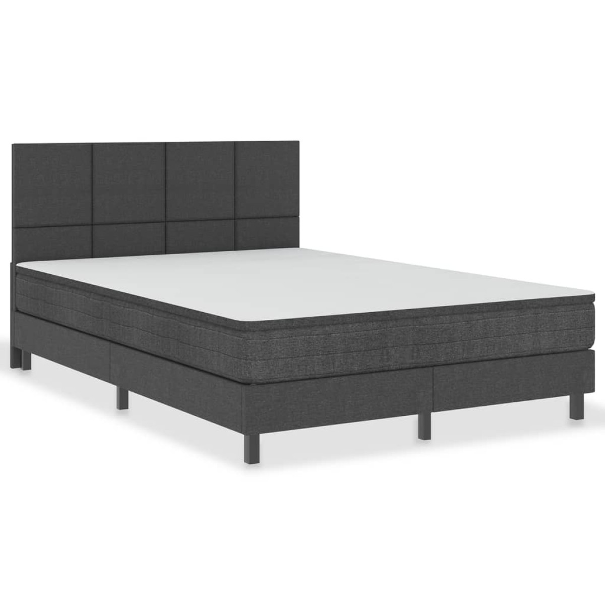 vidaXL Κεφαλάρι Σκούρο Γκρι 140 x 200 εκ. Υφασμάτινο