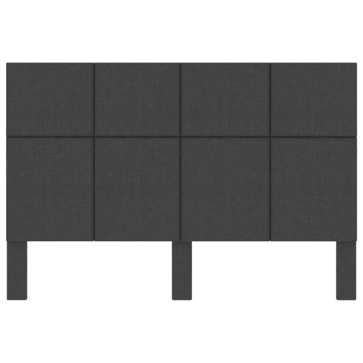 vidaXL Κεφαλάρι Σκούρο Γκρι 140 x 200 εκ. Υφασμάτινο