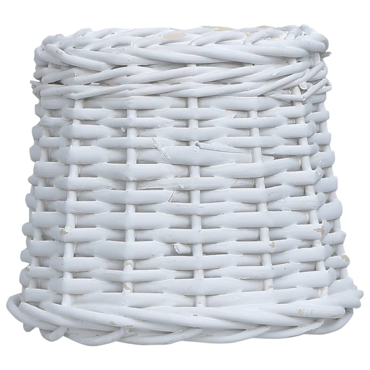 vidaXL Καπέλο Φωτιστικού Λευκό 25 x 17 εκ. από Wicker