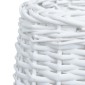 vidaXL Καπέλο Φωτιστικού Λευκό 25 x 17 εκ. από Wicker