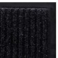 vidaXL Πατάκι Εισόδου Μαύρο 117x220 εκ. από PVC