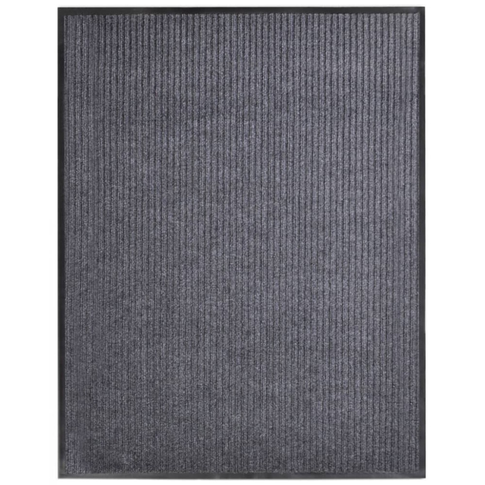 vidaXL Πατάκι Πόρτας Γκρι 117 x 220 εκ. PVC