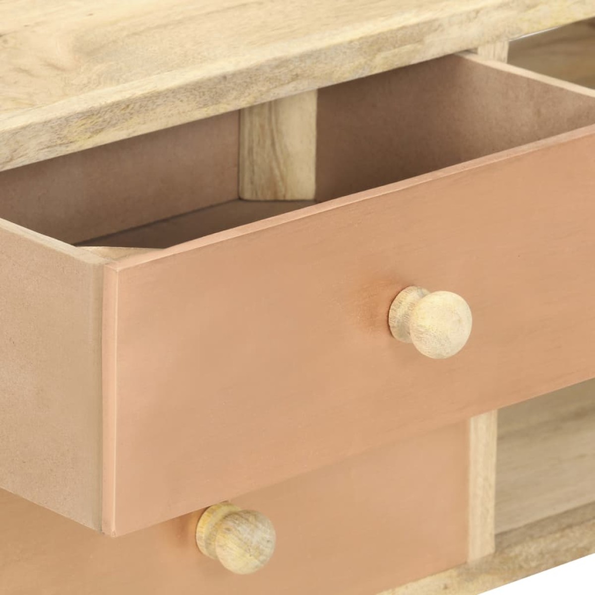 vidaXL Έπιπλο Τηλεόρασης 110 x 30 x 45 εκ. από Μασίφ Ξύλο Μάνγκο