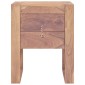 vidaXL Κομοδίνο 40 x 30 x 50 εκ. από Μασίφ Ξύλο Teak