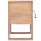 vidaXL Κομοδίνο 40 x 30 x 50 εκ. από Μασίφ Ξύλο Teak