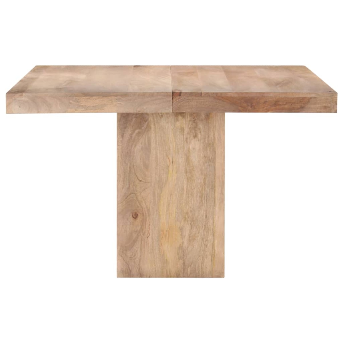 vidaXL Τραπεζαρία 120 x 120 x 77 εκ. από Μασίφ Ξύλο Μάνγκο