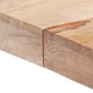 vidaXL Τραπεζαρία 120 x 120 x 77 εκ. από Μασίφ Ξύλο Μάνγκο