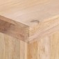 vidaXL Τραπεζαρία 120 x 120 x 77 εκ. από Μασίφ Ξύλο Μάνγκο