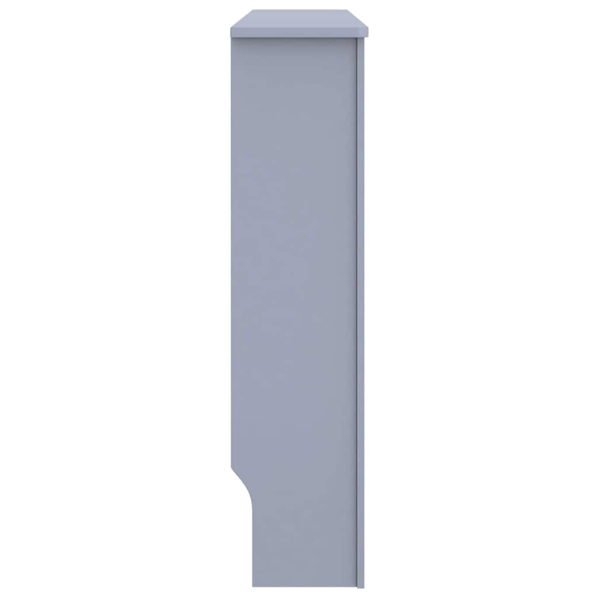 vidaXL Κάλυμμα Καλοριφέρ Ανθρακί 112 x 19 x 81 εκ. από MDF