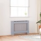 vidaXL Κάλυμμα Καλοριφέρ Ανθρακί 112 x 19 x 81 εκ. από MDF