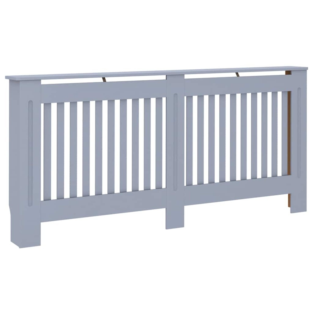 vidaXL Κάλυμμα Καλοριφέρ Ανθρακί 172 x 19 x 81 εκ. από MDF