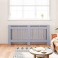 vidaXL Κάλυμμα Καλοριφέρ Ανθρακί 172 x 19 x 81 εκ. από MDF