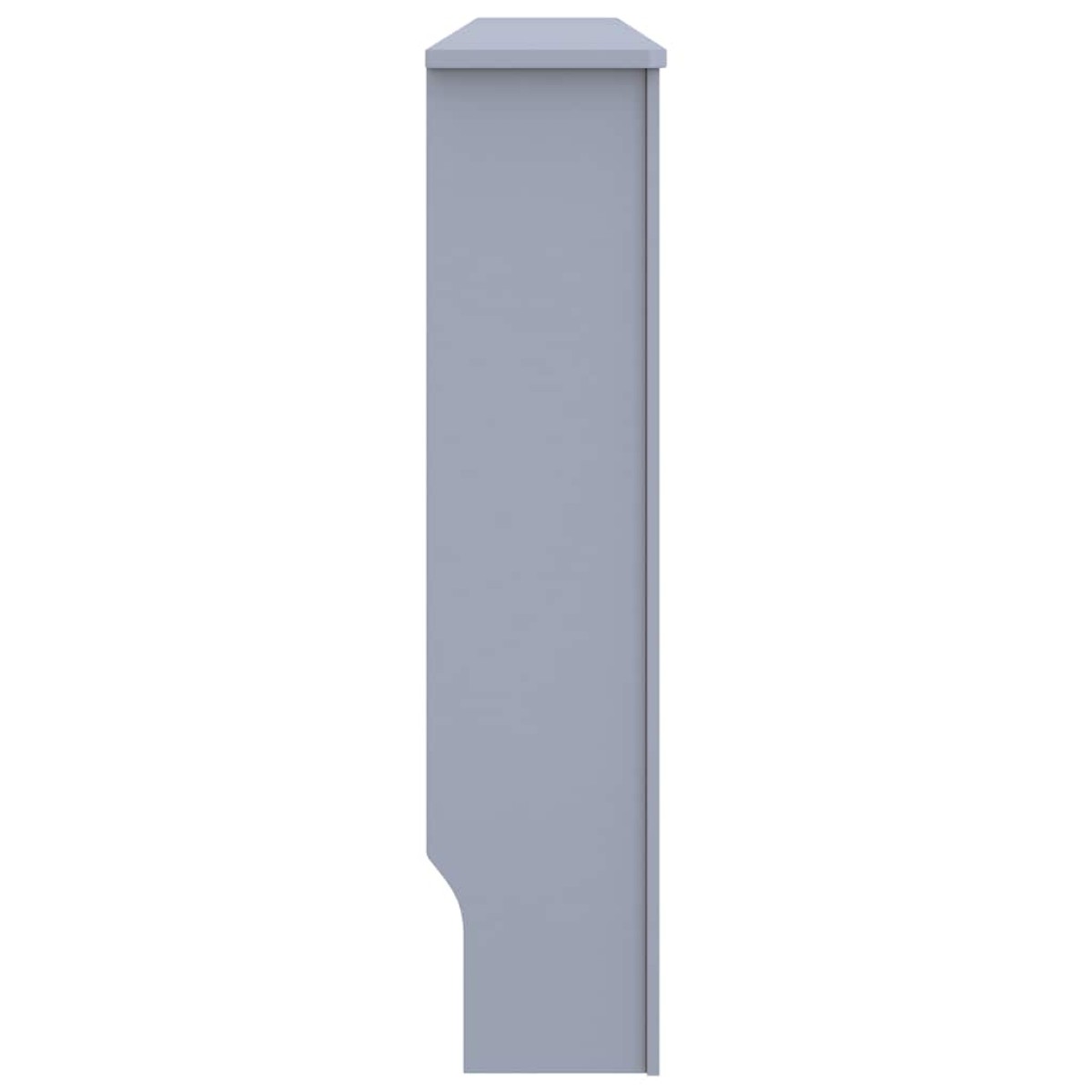 vidaXL Κάλυμμα Καλοριφέρ Ανθρακί 172 x 19 x 81 εκ. από MDF