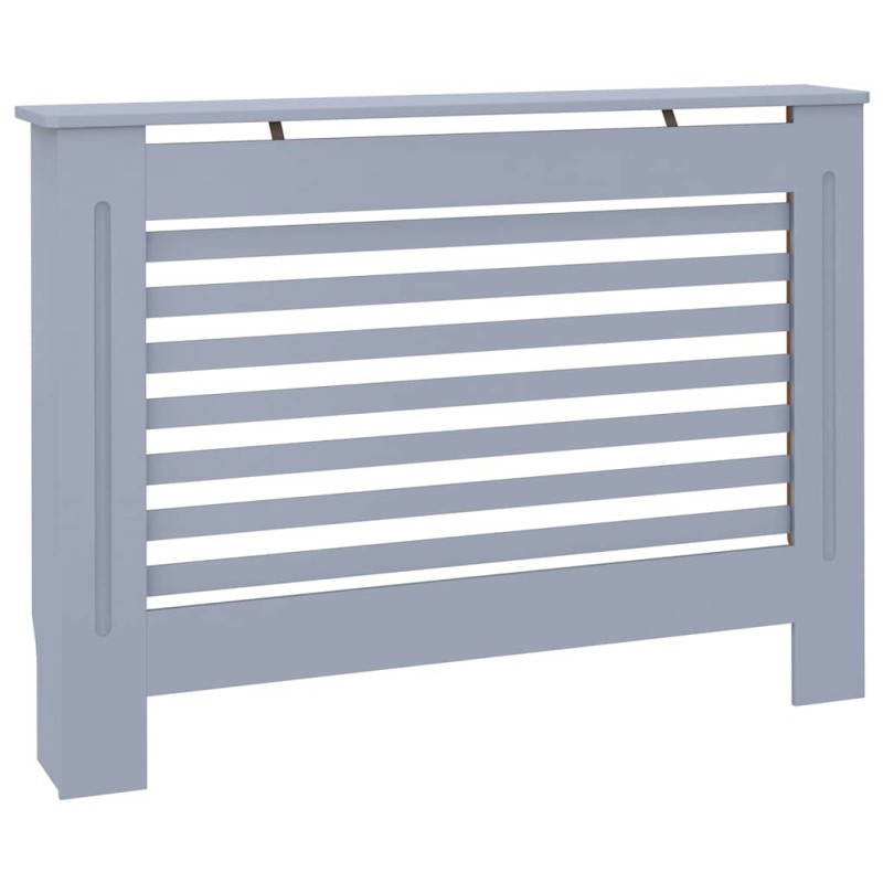 vidaXL Κάλυμμα Καλοριφέρ Ανθρακί 112 x 19 x 81,5 εκ. από MDF