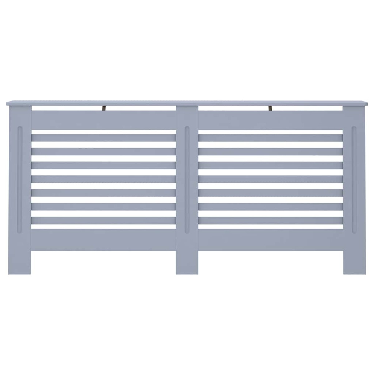 vidaXL Κάλυμμα Καλοριφέρ Ανθρακί 172 x 19 x 81 εκ. από MDF