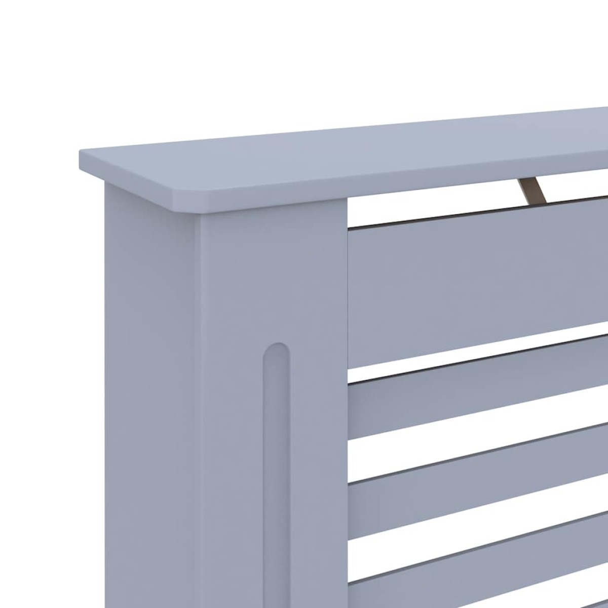vidaXL Κάλυμμα Καλοριφέρ Ανθρακί 172 x 19 x 81 εκ. από MDF