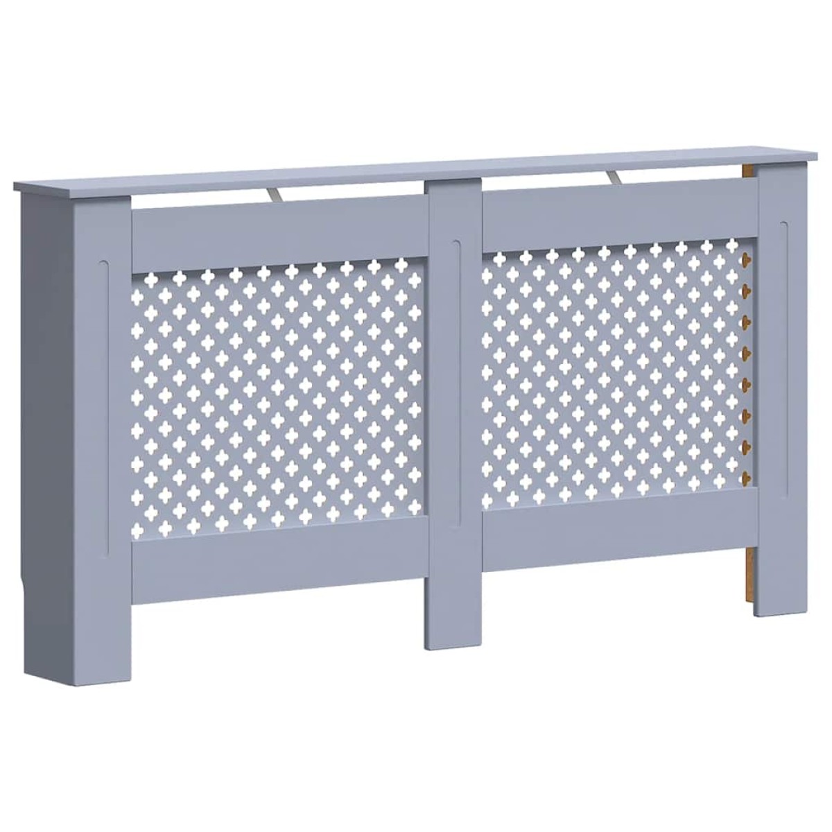 vidaXL Κάλυμμα Καλοριφέρ Ανθρακί 152 x 19 x 81 εκ. από MDF