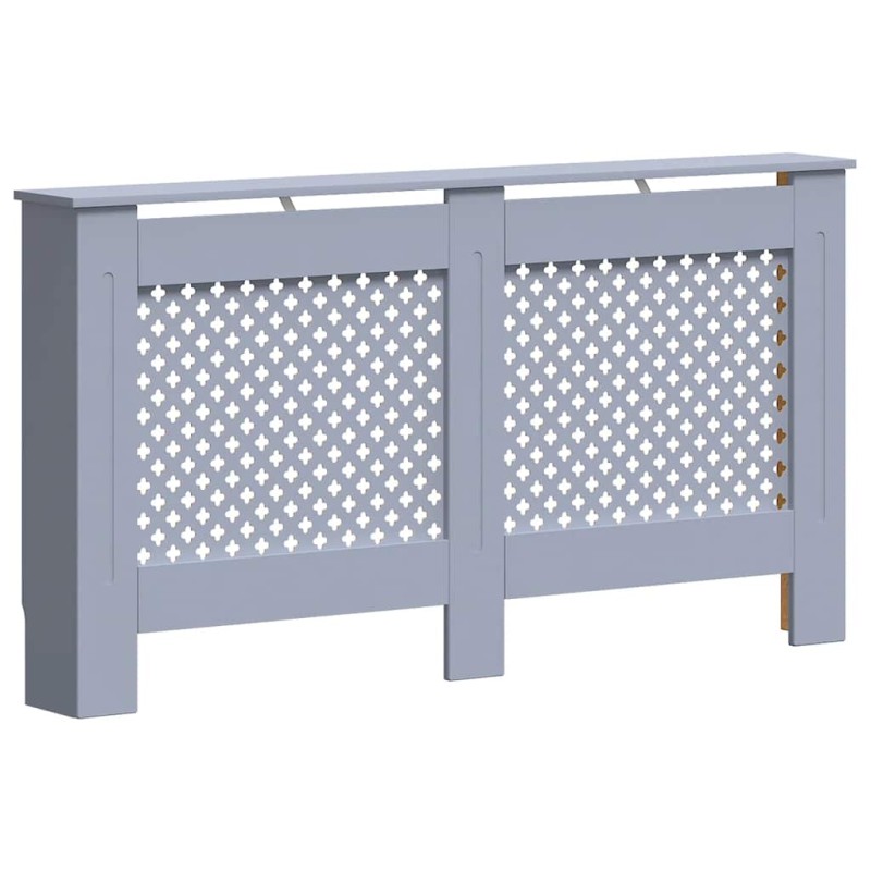vidaXL Κάλυμμα Καλοριφέρ Ανθρακί 152 x 19 x 81,5 εκ. από MDF