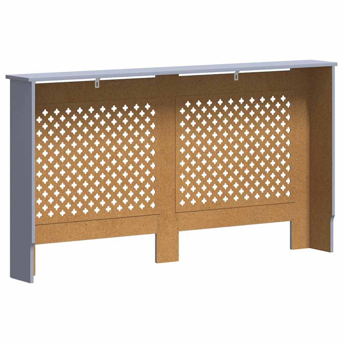 vidaXL Κάλυμμα Καλοριφέρ Ανθρακί 152 x 19 x 81 εκ. από MDF