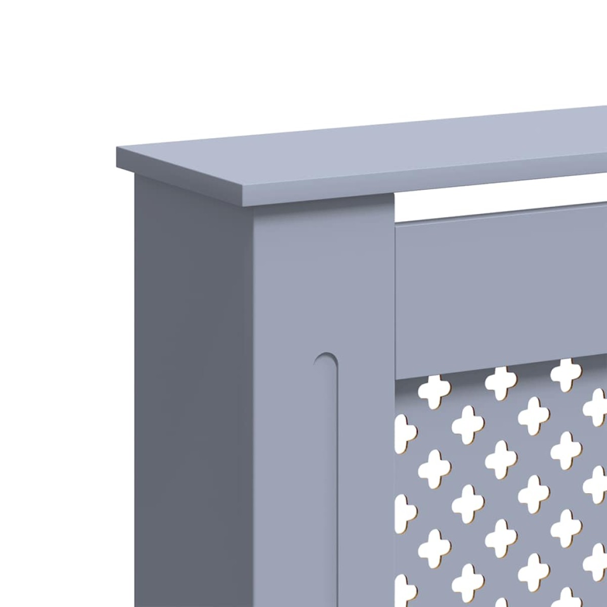 vidaXL Κάλυμμα Καλοριφέρ Ανθρακί 152 x 19 x 81 εκ. από MDF