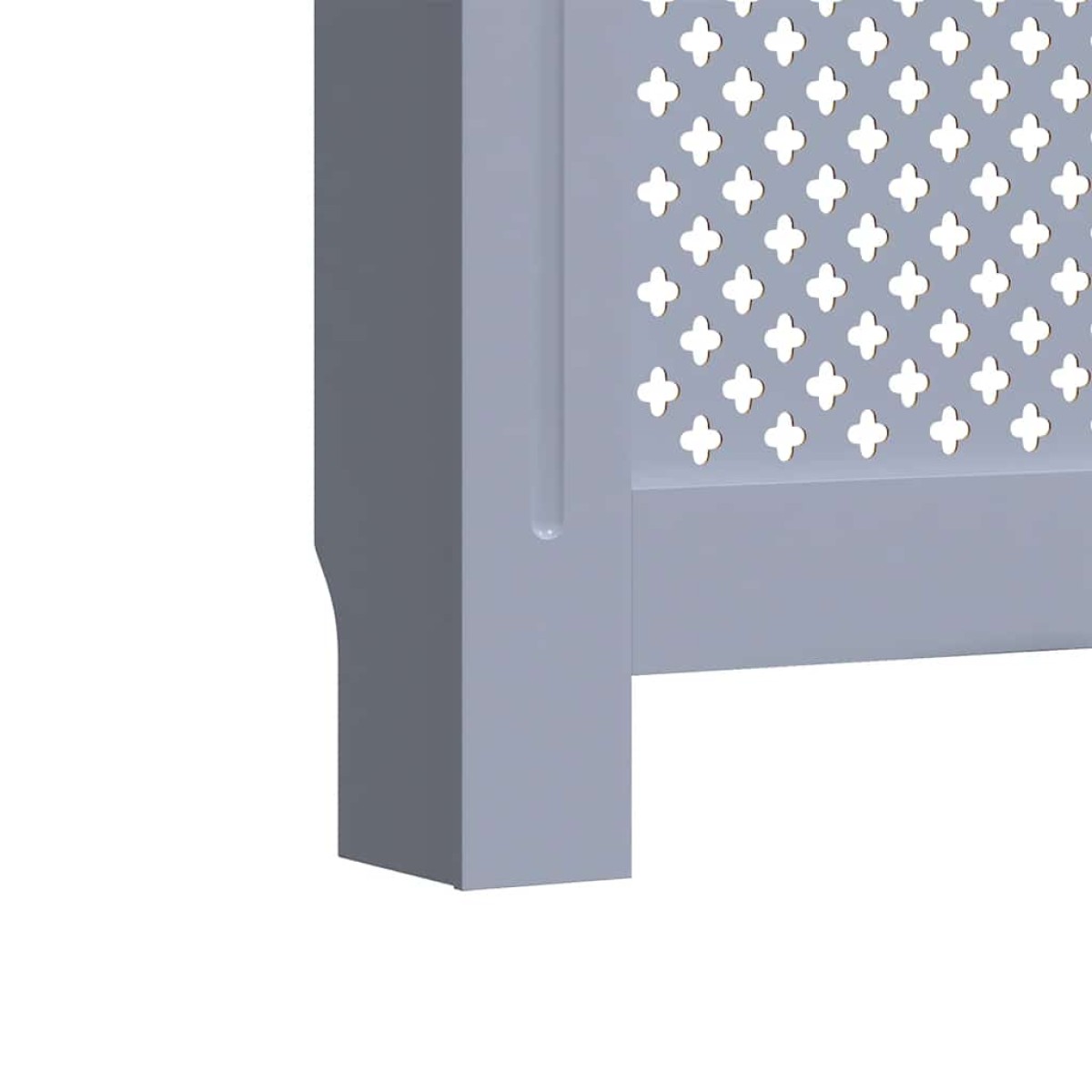 vidaXL Κάλυμμα Καλοριφέρ Ανθρακί 152 x 19 x 81 εκ. από MDF