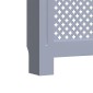 vidaXL Κάλυμμα Καλοριφέρ Ανθρακί 152 x 19 x 81 εκ. από MDF