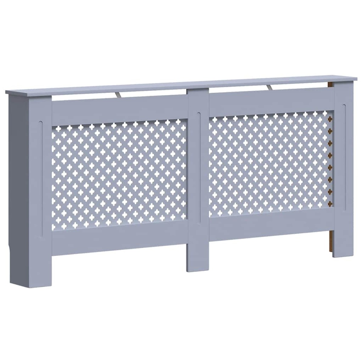 vidaXL Κάλυμμα Καλοριφέρ Ανθρακί 172 x 19 x 81 εκ. από MDF