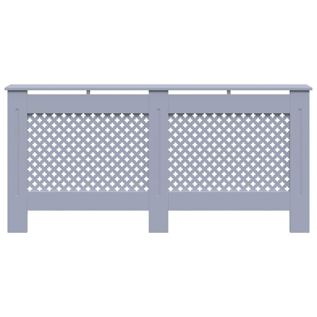 vidaXL Κάλυμμα Καλοριφέρ Ανθρακί 172 x 19 x 81 εκ. από MDF