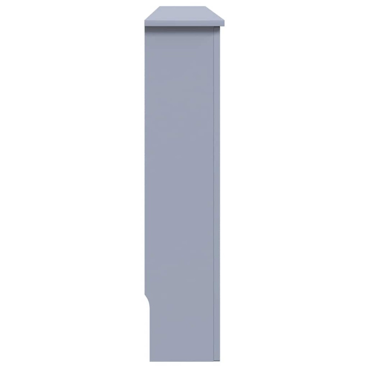 vidaXL Κάλυμμα Καλοριφέρ Ανθρακί 172 x 19 x 81 εκ. από MDF