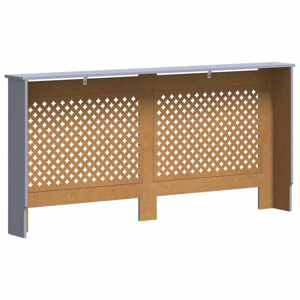 vidaXL Κάλυμμα Καλοριφέρ Ανθρακί 172 x 19 x 81 εκ. από MDF