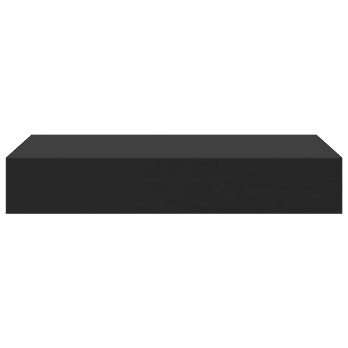 vidaXL Ράφι Τοίχου με Συρτάρι Μαύρο 48 x 25 x 8 εκ. από MDF