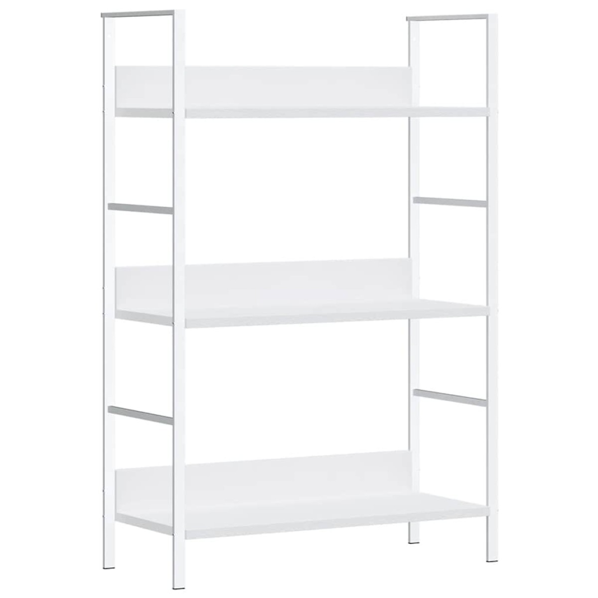 vidaXL Ραφιέρα 3 Επιπέδων Λευκή 60x27,6x90,5 εκ. Επεξεργασμένο Ξύλο