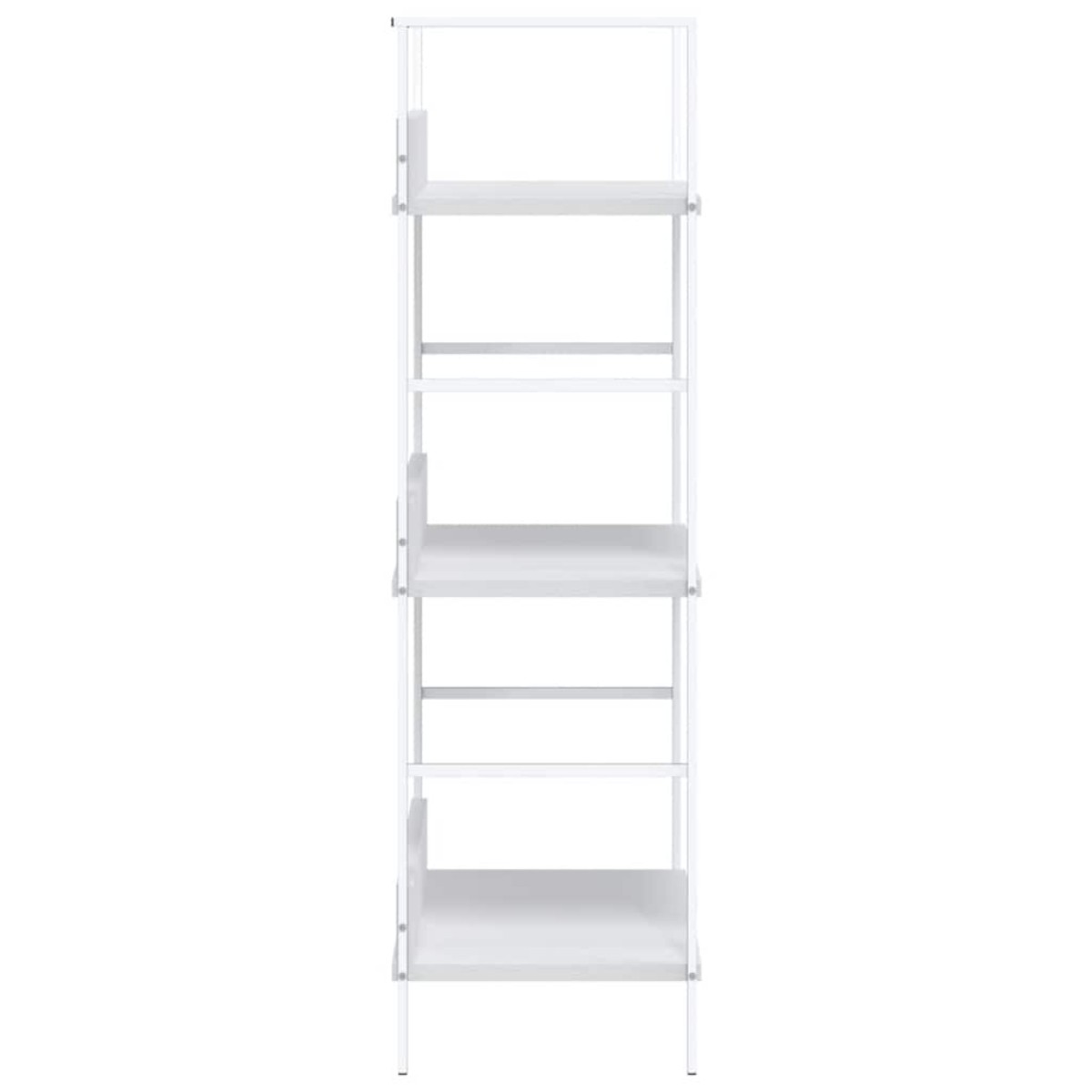 vidaXL Ραφιέρα 3 Επιπέδων Λευκή 60x27,6x90,5 εκ. Επεξεργασμένο Ξύλο