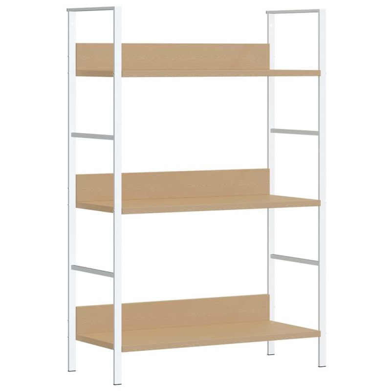vidaXL Ραφιέρα 3 Επιπέδων Δρυς 60x27,6x90,5 εκ. Επεξεργασμένο Ξύλο