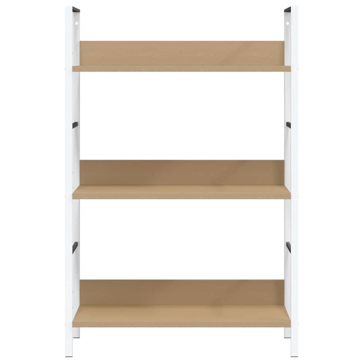 vidaXL Ραφιέρα 3 Επιπέδων Δρυς 60x27,6x90,5 εκ. Επεξεργασμένο Ξύλο