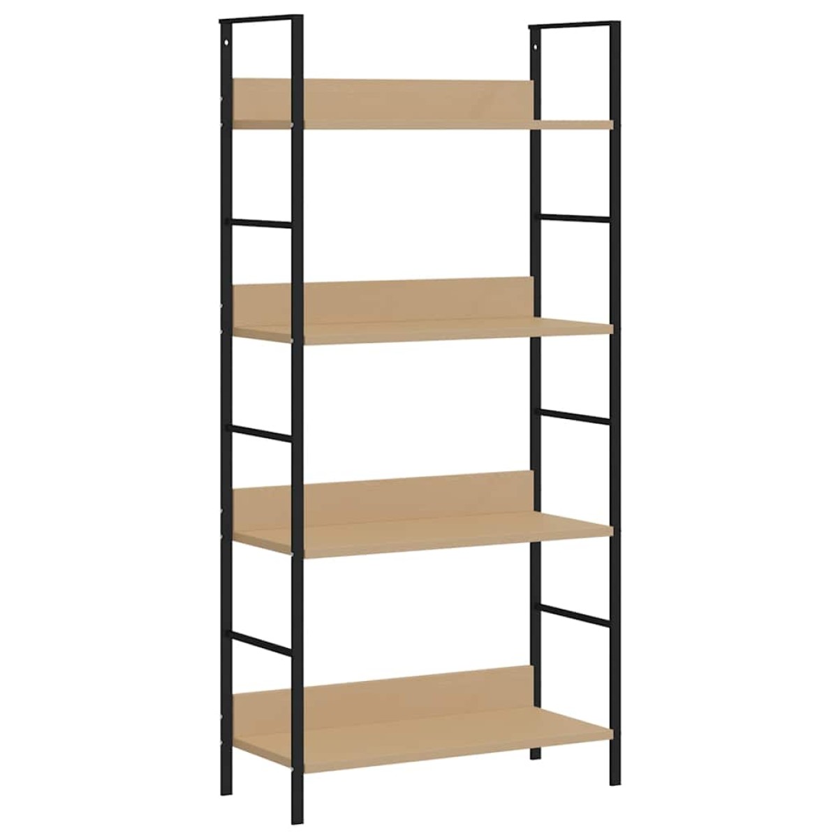 vidaXL Ραφιέρα 4 Επιπέδων Δρυς 60x27,6x124,5 εκ. Επεξεργασμένο Ξύλο