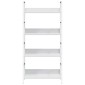 vidaXL Ραφιέρα 4 Επιπέδων Λευκή 60x27,6x124,5 εκ. Επεξεργασμένο Ξύλο