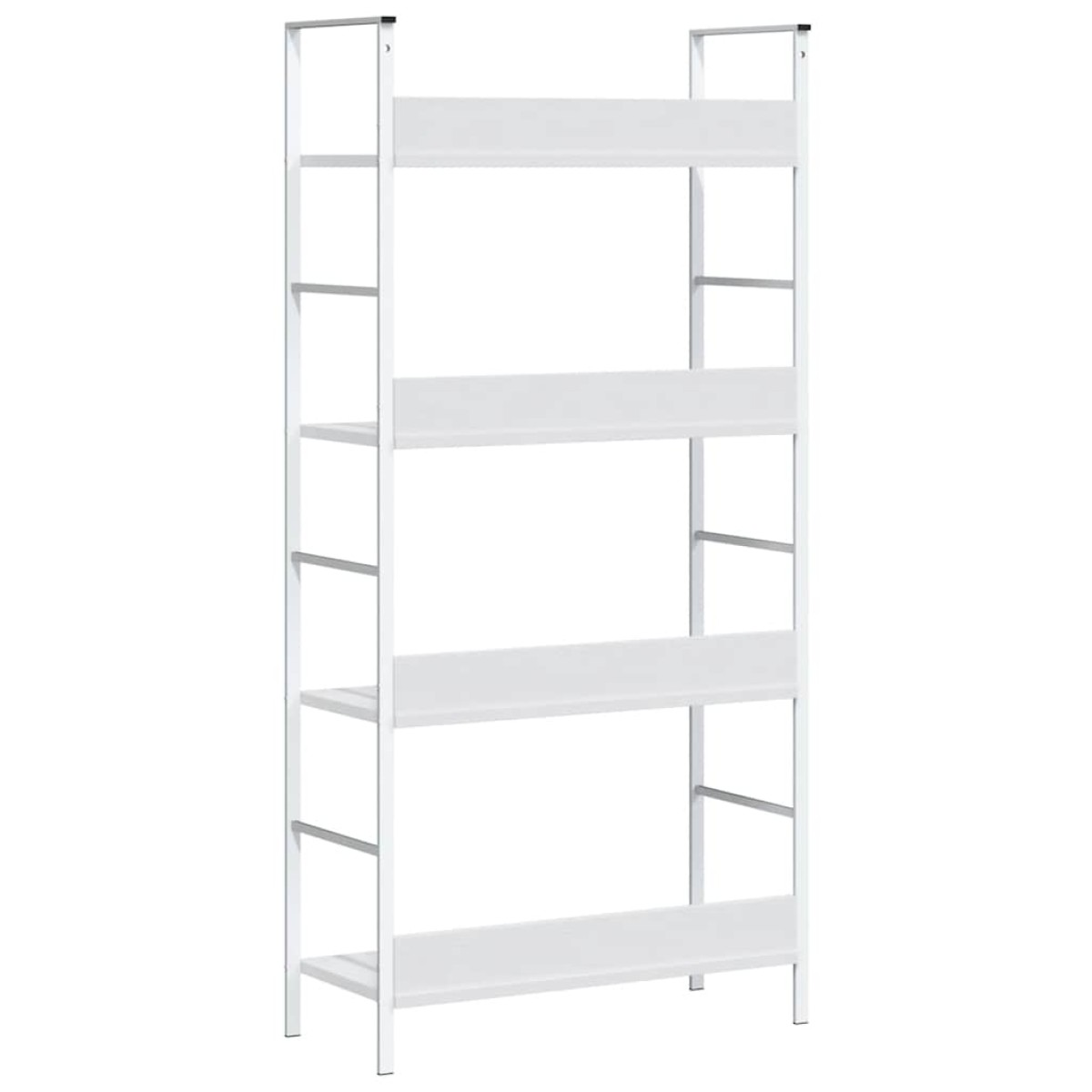 vidaXL Ραφιέρα 4 Επιπέδων Λευκή 60x27,6x124,5 εκ. Επεξεργασμένο Ξύλο