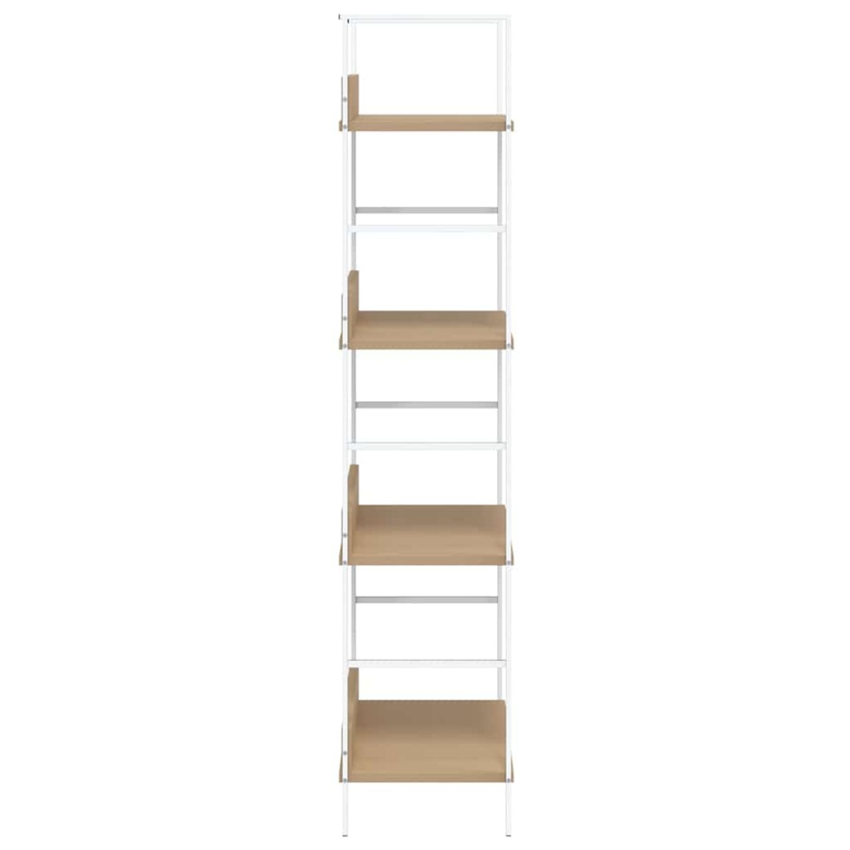 vidaXL Ραφιέρα 4 Επιπέδων Δρυς 60x27,6x124,5 εκ. Επεξεργασμένο Ξύλο
