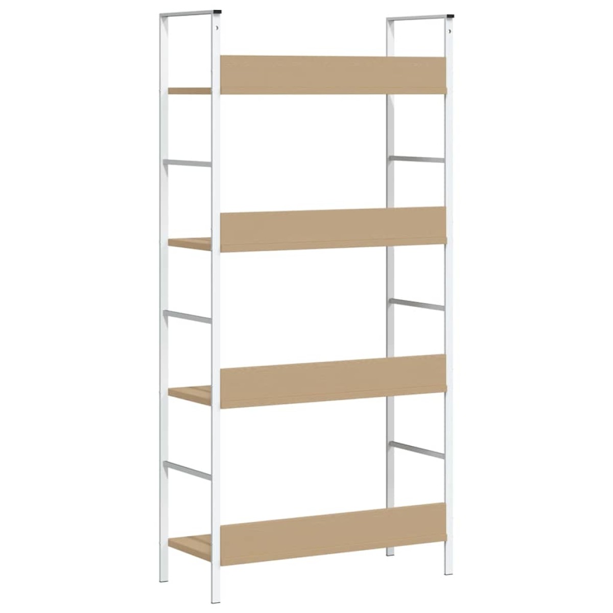vidaXL Ραφιέρα 4 Επιπέδων Δρυς 60x27,6x124,5 εκ. Επεξεργασμένο Ξύλο