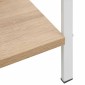 vidaXL Ραφιέρα 4 Επιπέδων Δρυς 60x27,6x124,5 εκ. Επεξεργασμένο Ξύλο
