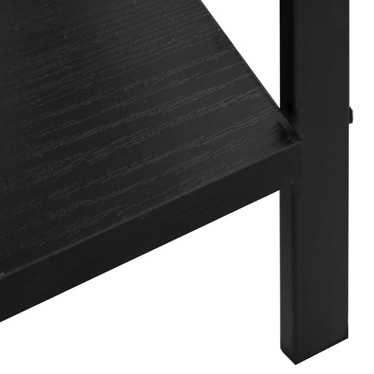 vidaXL Ραφιέρα 5 Επιπέδων Μαύρη 60x27,6x158,5 εκ. Επεξεργασμένο Ξύλο