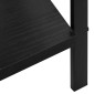 vidaXL Ραφιέρα 5 Επιπέδων Μαύρη 60x27,6x158,5 εκ. Επεξεργασμένο Ξύλο
